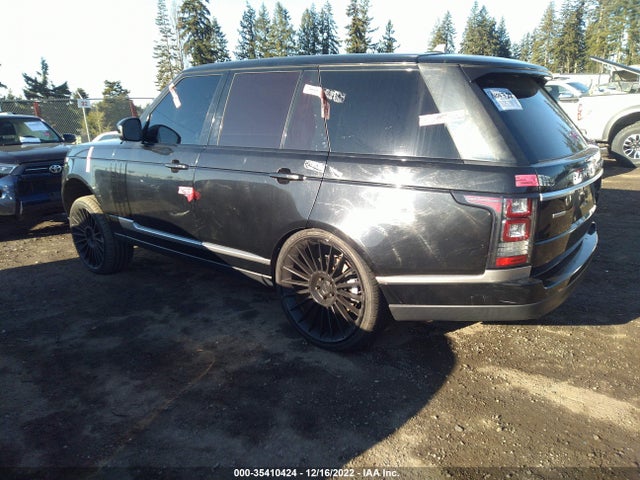2016 LAND ROVER RANGE ROVER SUPERCHARGED VIN: SALGS2EFXGA306654