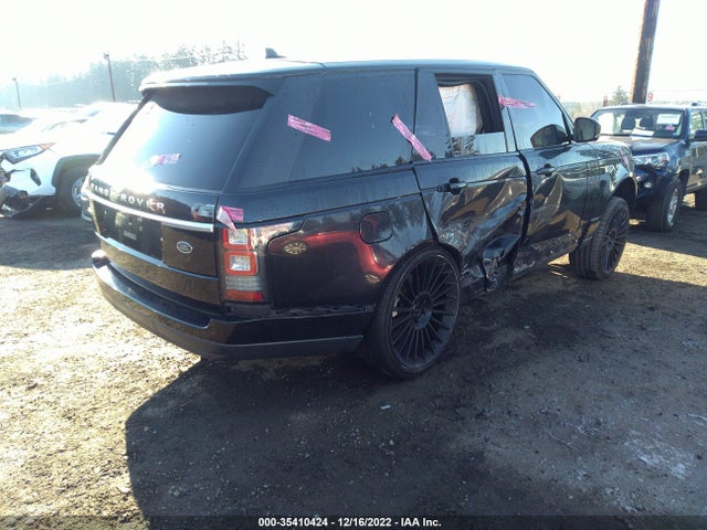 2016 LAND ROVER RANGE ROVER SUPERCHARGED VIN: SALGS2EFXGA306654