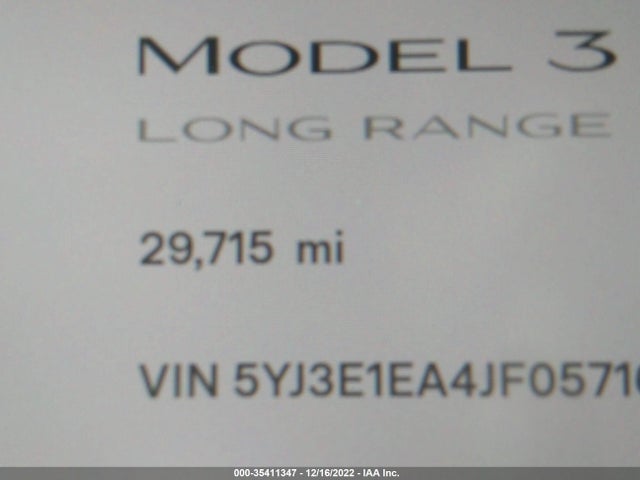 Tesla Model 3 Range Battery 2018 5YJ3E1EA4JF057164 Image 9
