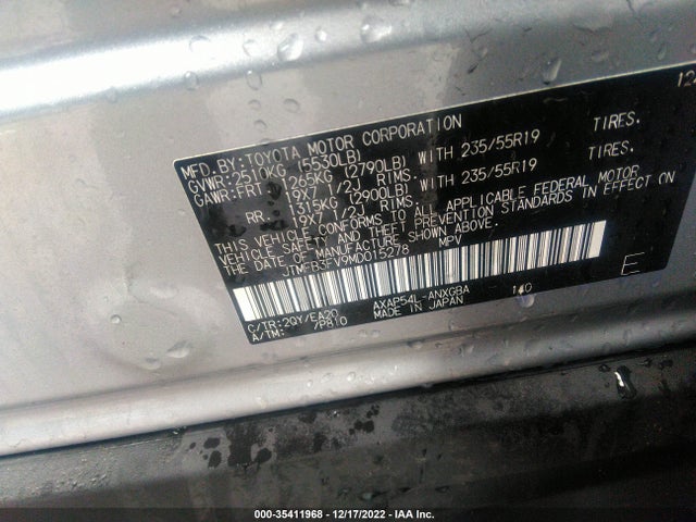 2021 Toyota RAV4, VIN: JTMFB3FV9MD015278