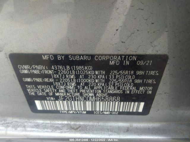 JF2GTHNC0MH658868 Subaru Crosstrek Limited