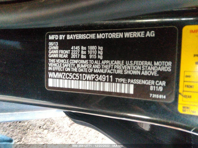WMWZC5C51DWP34911 Mini Cooper Countryman S All4