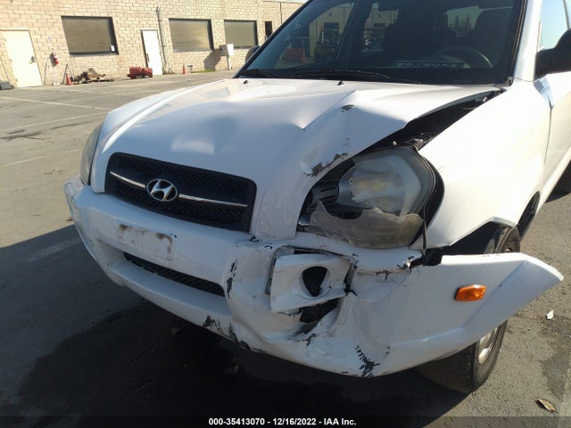 2006 HYUNDAI TUCSON GL VIN: KM8JM12B56U445229