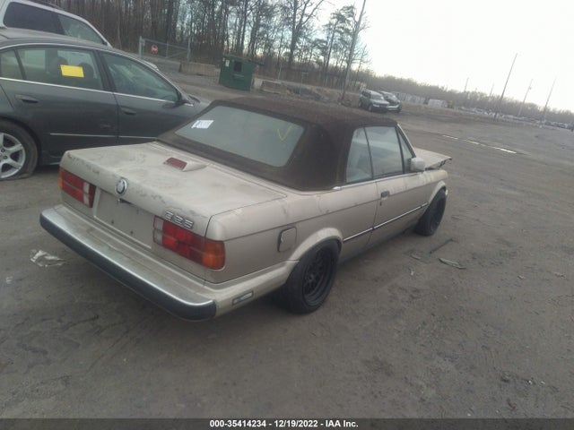 1987 BMW 325 I AUTOMATIC VIN: WBABB2302H1944086
