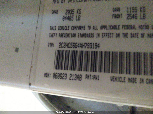 2C3HC56G4XH793194 Chrysler LHS