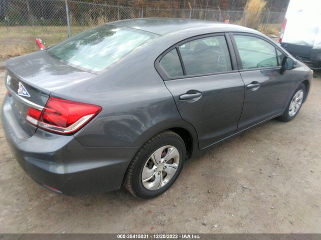 2013 HONDA CIVIC SDN LX VIN: 2HGFB2F57DH574374