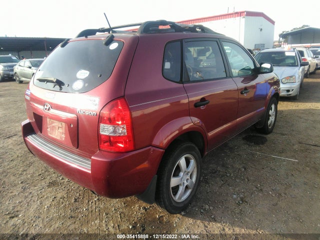 2006 HYUNDAI TUCSON GL VIN: KM8JM12B16U378824