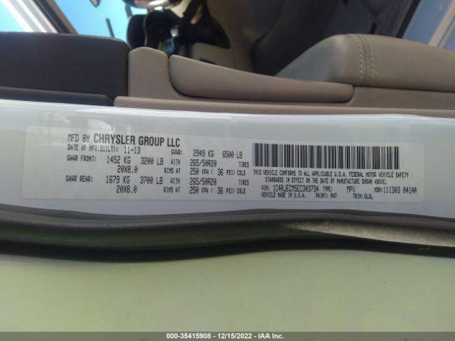1C4RJECM5EC303734 Jeep Grand Cherokee Overland