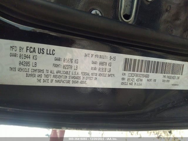 Dodge DART SXT 2016 1C3CDFBB3GD564669 Image 9
