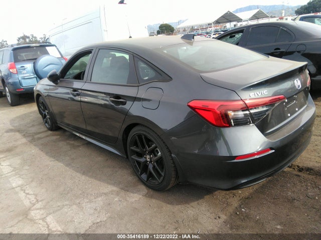 2022 HONDA CIVIC SEDAN SPORT VIN: 2HGFE2F53NH588832