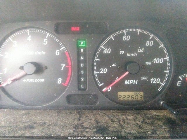 2000 ISUZU RODEO S/LS/LSE VIN: 4S2DM58W7Y4309968