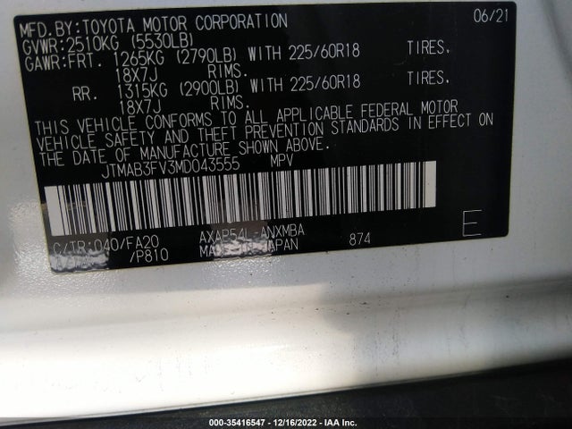 Toyota Rav4 Prime Se 2021 JTMAB3FV3MD043555 Image 9
