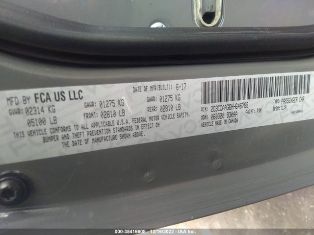 2C3CCAAG6HH646788 Chrysler 300 Limited
