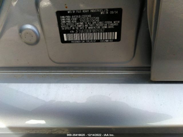 JF1VA1D69F9815167 Subaru Wrx Premium