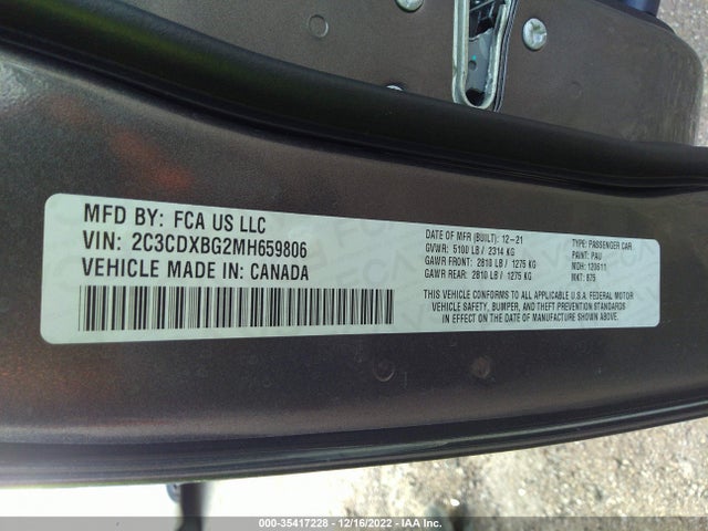 Dodge Charger Sxt 2021 2C3CDXBG2MH659806 Image 9