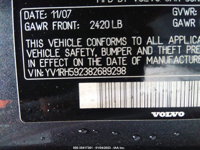 Volvo S60 2008 YV1RH592382689298 Image 10