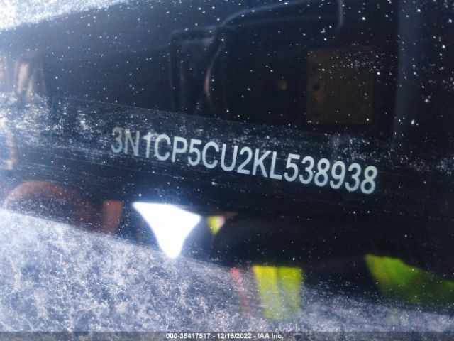 3N1CP5CU2KL538938 Nissan KICKS SV