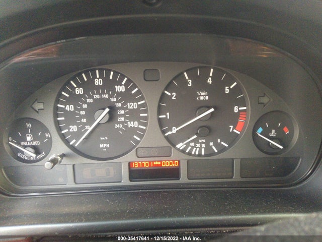 2000 BMW 5 SERIES 528IT VIN: WBADP5346YBR95387