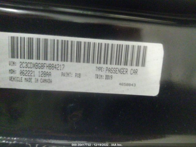2C3CDXBG8FH884217 Dodge Charger Se