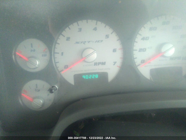 2005 DODGE RAM SRT-10 VIN: 3D3HA16HX5G733637