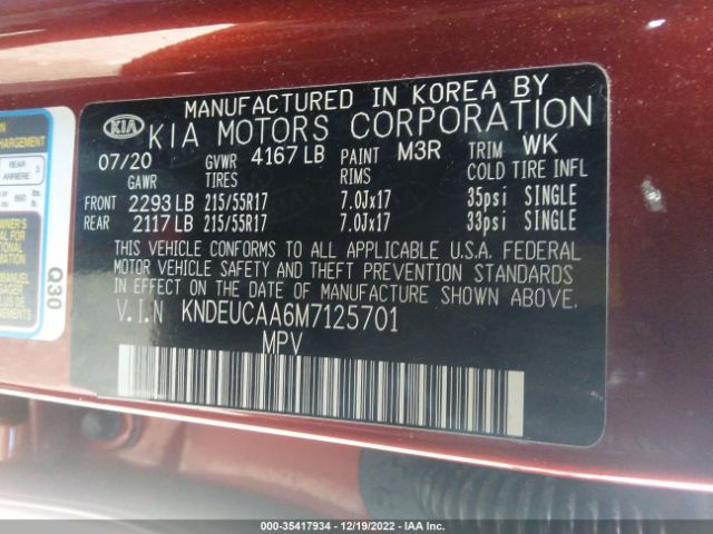 KNDEUCAA6M7125701 KIA SELTOS S