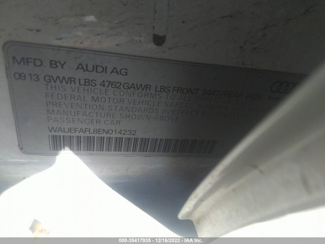 WAUEFAFL8EN014232 Audi A4 Premium Plus