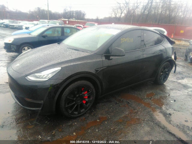 2021 TESLA MODEL Y LONG RANGE VIN: 5YJYGDEE6MF080826