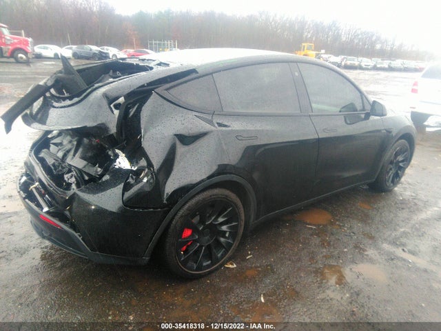 2021 TESLA MODEL Y LONG RANGE VIN: 5YJYGDEE6MF080826