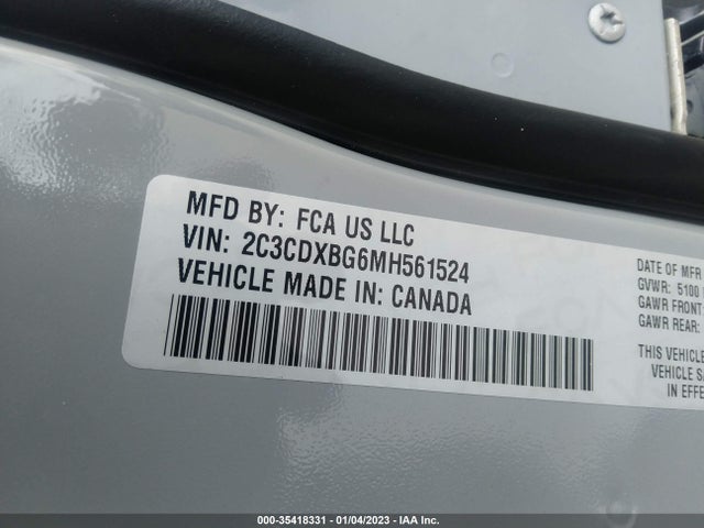 Dodge Charger Sxt 2021 2C3CDXBG6MH561524 Image 9