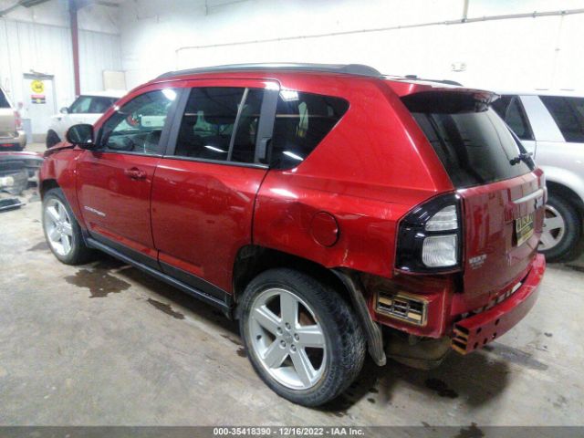 2014 JEEP COMPASS HIGH ALTITUDE VIN: 1C4NJCEA9ED854250