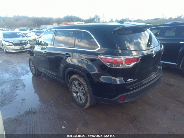 2016 Toyota Highlander, VIN: 5TDBKRFH4GS326993