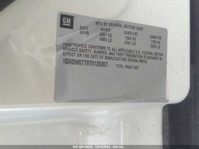 Cadillac STS 2007 1G6DW677970126067 Image 14