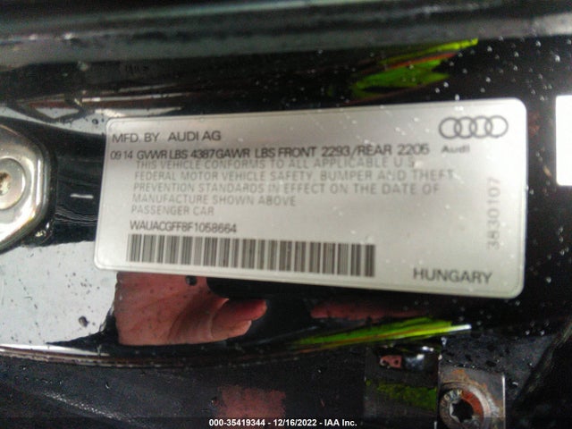 Audi A3 1.8t Premium 2015 WAUACGFF8F1058664 Image 9