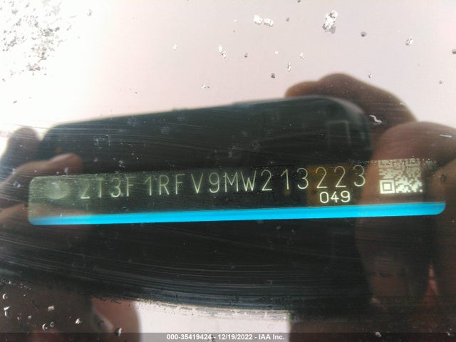 2021 Toyota RAV4, VIN: 2T3F1RFV9MW213223