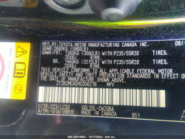 Lexus RX 2017 2T2BZMCA5HC056216 Image 9