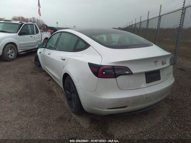 2021 TESLA MODEL 3 LONG RANGE VIN: 5YJ3E1EB1MF992297