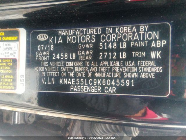 KNAE55LC9K6045591 KIA Stinger Gt2