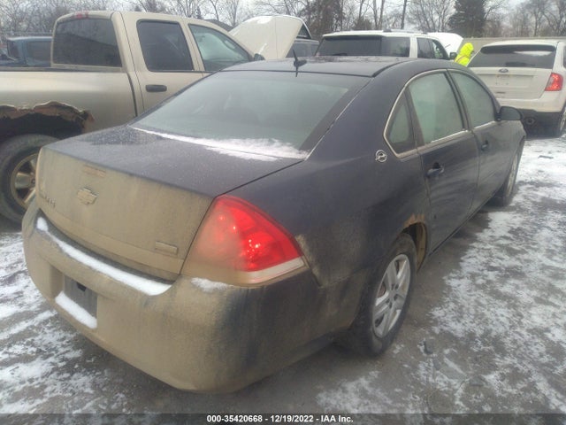 2008 CHEVROLET IMPALA LS VIN: 2G1WB58K089168335