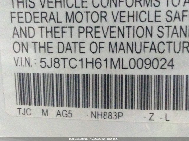 2021 Acura RDX, VIN: 5J8TC1H61ML009024