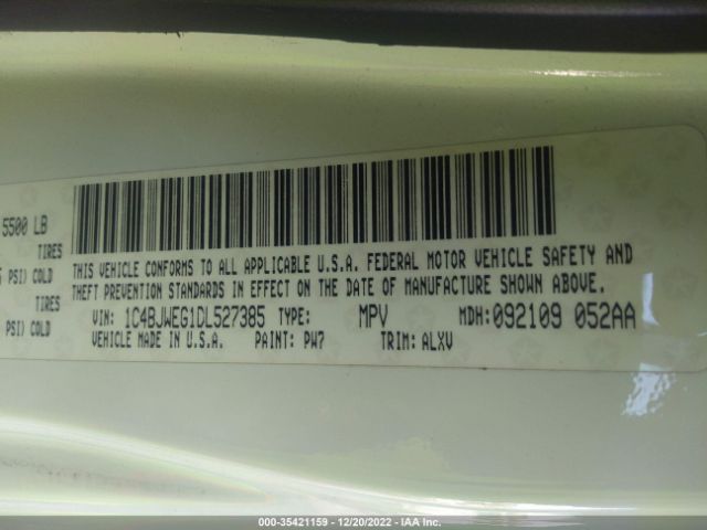 1C4BJWEG1DL527385 Jeep Wrangler Unlimited Sahara
