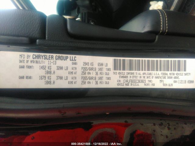 1C4RJFBG5EC363823 Jeep Grand Cherokee Limited