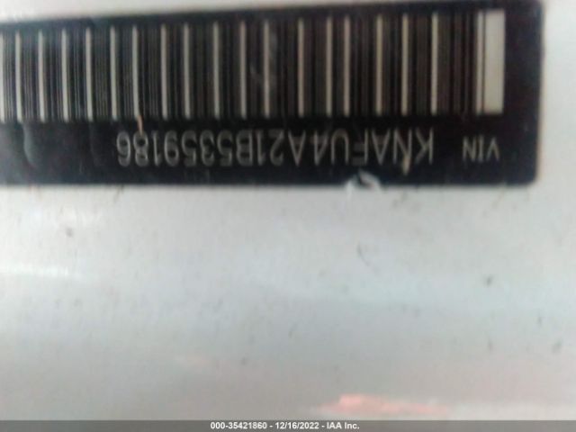 KNAFU4A21B5359186 KIA FORTE EX