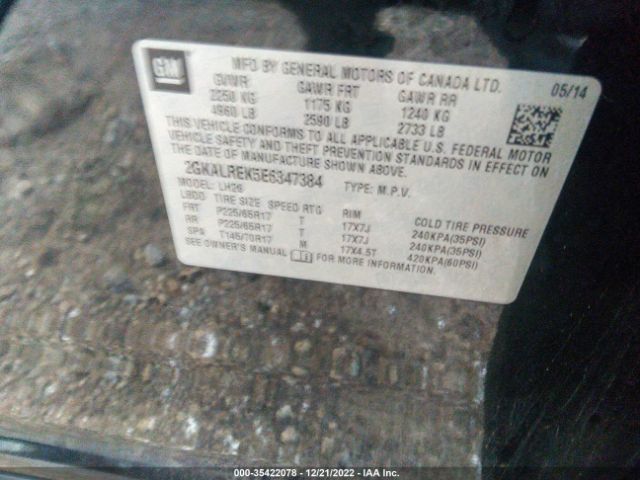 2GKALREK5E6347384 GMC Terrain Sle