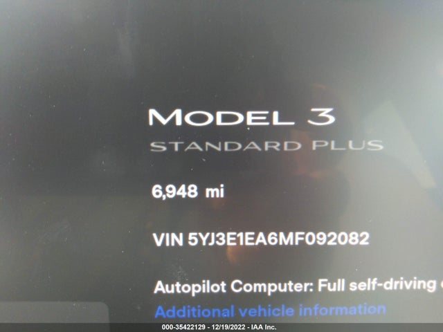 Tesla MODEL 3 2021 5YJ3E1EA6MF092082 Image 8