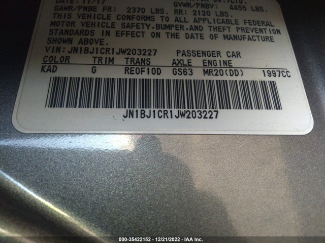 2018 Nissan Qashqai, VIN: JN1BJ1CR1JW203227