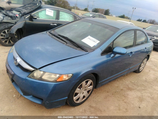 2010 HONDA CIVIC SDN LX VIN: 19XFA1F54AE077656