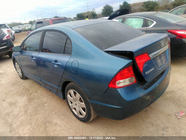2010 HONDA CIVIC SDN LX VIN: 19XFA1F54AE077656