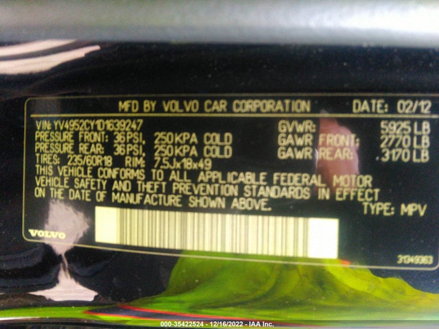 Volvo XC90 2013 YV4952CY1D1639247 Image 10