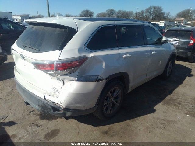 2014 TOYOTA HIGHLANDER XLE VIN: 5TDKKRFH4ES021782