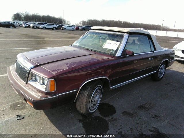 1986 CHRYSLER LEBARON VIN: 1C3BC55KXGG256255